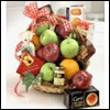 Same Day Flower Delivery Fruit and Gourmet Basket for Sympathy
