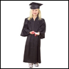 Child's Black Graduation Cap & Gown