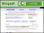 Autopinger - Automatically Pings Your Blogs and Podcasts