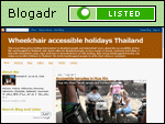 Wheelchair accessible holidays Thailand