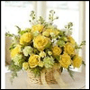 Same Day Flower Delivery Mixed Basket Arrangement for Sympathy