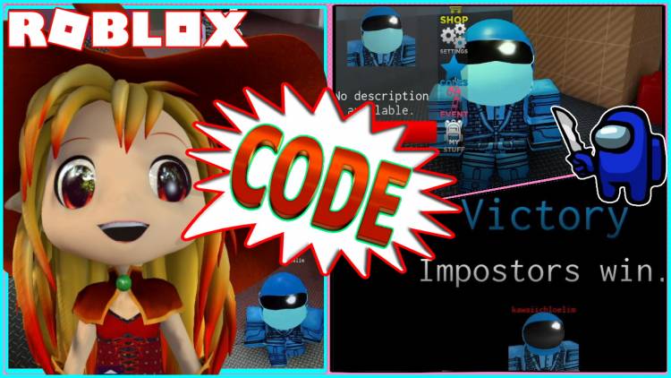 Roblox Gameplay Impostor Code And Winning As The Lone Impostor Free Blog Directory - roblox vacuum code