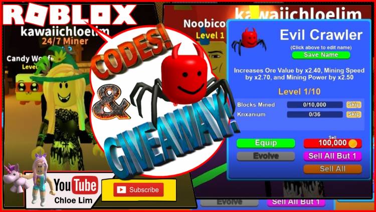 Roblox Mining Simulator Gamelog October 28 2018 Free Blog Directory - all new twitch codes in mining simulator roblox youtube