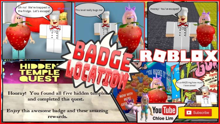 Roblox Escape The Amazing Kitchen Obby Gamelog January 12 2019 Free Blog Directory - free bee badges roblox