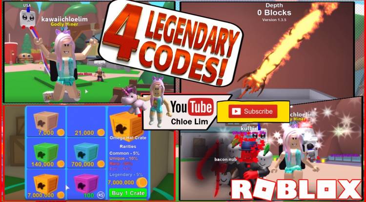 Roblox Mining Simulator Gamelog June 4 2018 Free Blog Directory - roblox mining simulator legendary crate codes